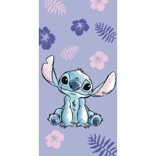 Disney Lilo és Stitch, A csillagkutya Purple fürdőlepedő, strand törölköző 70x140cm lakástextília