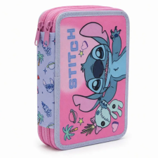 Disney Lilo és Stitch, A csillagkutya Scrapbook tolltartó töltött 2 emeletes tolltartó