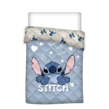 Disney Lilo és Stitch, A csillagkutya steppelt ágytakaró, paplan 140x200cm lakástextília
