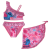  Disney Lilo és Stitch, A csillagkutya Tropic Pink gyerek bikini és sarong szett 6/8 év