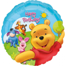 Disney Micimackó Happy fólia lufi 43 cm party kellék