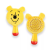 Disney Micimackó Yellow mini plüss hajkefe 13 cm