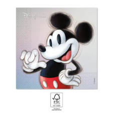 Disney Mickey 100 szalvéta 20 db-os, 33x33 cm FSC party kellék