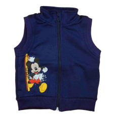 Disney Mickey belül bolyhos fiú mellény - 116-os méret gyerek mellény