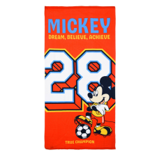 Disney Mickey Champion fürdőlepedő, strand törölköző 70x140cm (Fast Dry) babatörülköző, kifogó