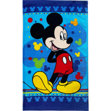 Disney Mickey Cheerful Pose kéztörlő, arctörlő, törölköző 30x50cm babatörülköző, kifogó