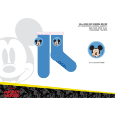 Disney Mickey egér csúszásgátlós meleg téli zokni gyerekeknek - sherpa zokni - sötétkék - 31-34 gyerek zokni