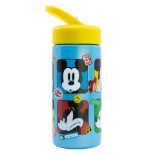 Disney Mickey egér kulacs 410 ml beépített szívószálal kulacs, kulacstartó