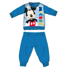 Disney Mickey egér téli vastag baba pizsama - pamut flanel pizsama - világoskék - 92