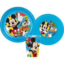  Disney Mickey étkészlet, műanyag szett party kellék