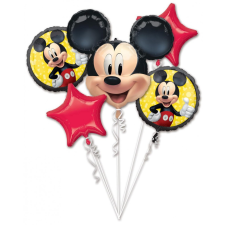 Disney Mickey Fólia lufi 5 db-os szett party kellék