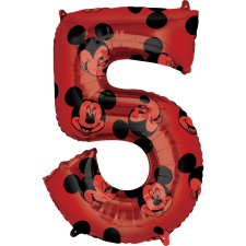 Disney Mickey Fólia lufi 5-ös 66 cm party kellék