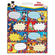 Disney Mickey füzetcímke 16 db-os füzetcímke