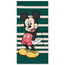 Disney Mickey Green fürdőlepedő, strand törölköző 60x120cm lakástextília