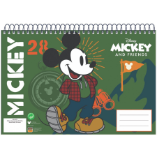 Disney Mickey Hike A/4 spirál vázlatfüzet 30 lapos füzet
