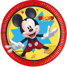 Disney Mickey Jump Into Fun papírtányér 8 db-os 20 cm FSC party kellék