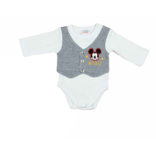 Disney Mickey mintával hímzett mellényes baba body kombidressz, body