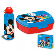 Disney Mickey Play szendvicsdoboz + alumínium kulacs szett uzsonnás doboz