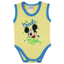 Disney Mickey "Good Days" ujjatlan baba body sárga kombidressz, body