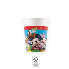 Disney Mickey Rock the House papír pohár 8 db-os 200 ml FSC party kellék