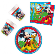 Disney Mickey Rock the House party szett 36 darabos, 20 cm-es tányérral party kellék