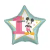  Disney Mickey Star Első születésnap fólia lufi 43 cm