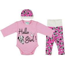  Disney Minnie 3 részes (sapka+nadrág+body) szett Hello Girl! babaruha szett