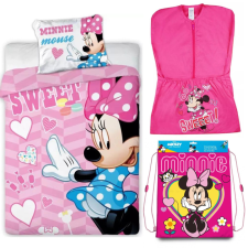 Disney Minnie ágyneműhuzat oviszsákkal és tornazsákkal lakástextília