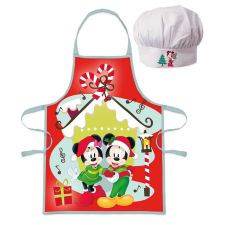Disney Minnie and Mickey Karácsonyi gyerek kötény 2 darabos szett konyhakészlet