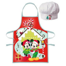  Disney Minnie and Mickey Karácsonyi gyerek kötény 2 darabos szett konyhakészlet