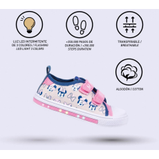  Disney Minnie Beige LED villogó, világító utcai cipő 31