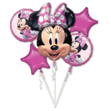  Disney Minnie Bouquet fólia lufi 5 db-os szett party kellék