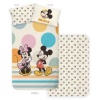 Disney Minnie Disney Mickey Duo gyerek, ovis ágyneműhuzat 100×135 cm, 40×60 cm