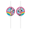 Disney Minnie Disney Minnie Makes Me Smile papír szívószál, 4 db-os szett FSC