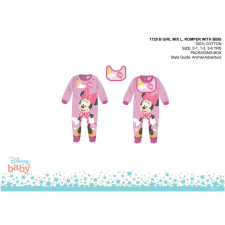 Disney Minnie egér baba rugdalózó előkével - világosrózsaszín-lila - 3-6 hónapos babának rugdalózó