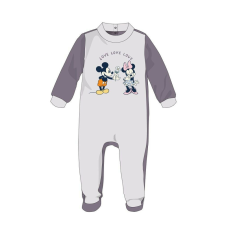 Disney Minnie egér baba velúr rugdalózó - szürke - 0-1 hónapos babának rugdalózó