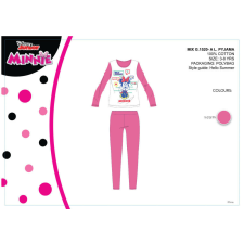 Disney Minnie egér gyerek jersey pizsama - pamut pizsama -rózsaszín - 110 gyerek hálóing, pizsama