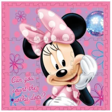  Disney Minnie egér habszivacs 9 db szőnyeg puzzle játszószőnyeg