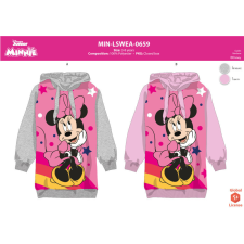  Disney Minnie egér kapucnis pulóver kislányoknak - szürke - 116 gyerek pulóver, kardigán