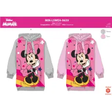  Disney Minnie egér kapucnis pulóver kislányoknak - szürke - 98