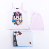 Disney Minnie egér kislány pamut pizsama - ujjatlan pizsama - nyári együttes - világosrózsaszín - 122