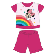  Disney Minnie egér nyári rövid ujjú baba pizsama - pamut jersey pizsama - pink - 92