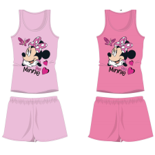 Disney Minnie egér pamut nyári együttes - trikó-rövidnadrág szett - világosrózsaszín - 128 gyerek ruha szett