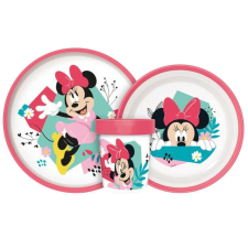 Disney Minnie étkészlet, csúszásmentes micro szett (Being More) babaétkészlet