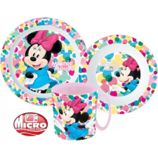 Disney Minnie étkészlet, micro műanyag szett babaétkészlet