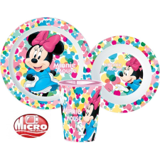 Disney Minnie étkészlet, micro műanyag szett babaétkészlet
