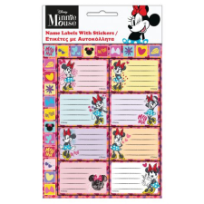 Disney Minnie füzetcímke matricával 16 darabos füzetcímke