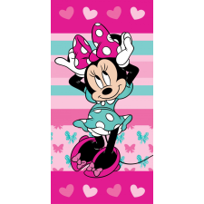  Disney Minnie Hearts fürdőlepedő, strand törölköző 70x140cm lakástextília