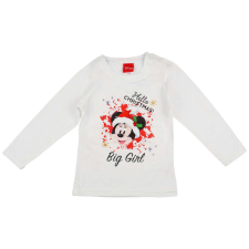 Disney Minnie hosszú ujjú karácsonyi lányka póló - 110-es méret gyerek póló