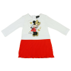  Disney Minnie hosszú ujjú lányka ruha pliszírozott muszlinnal